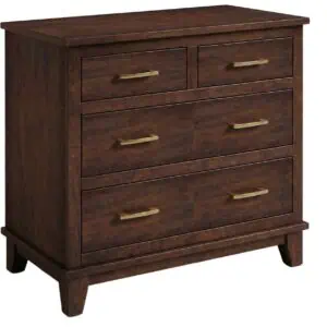 Van White Collection - 4 Drawer/Top Drawers Split Chest