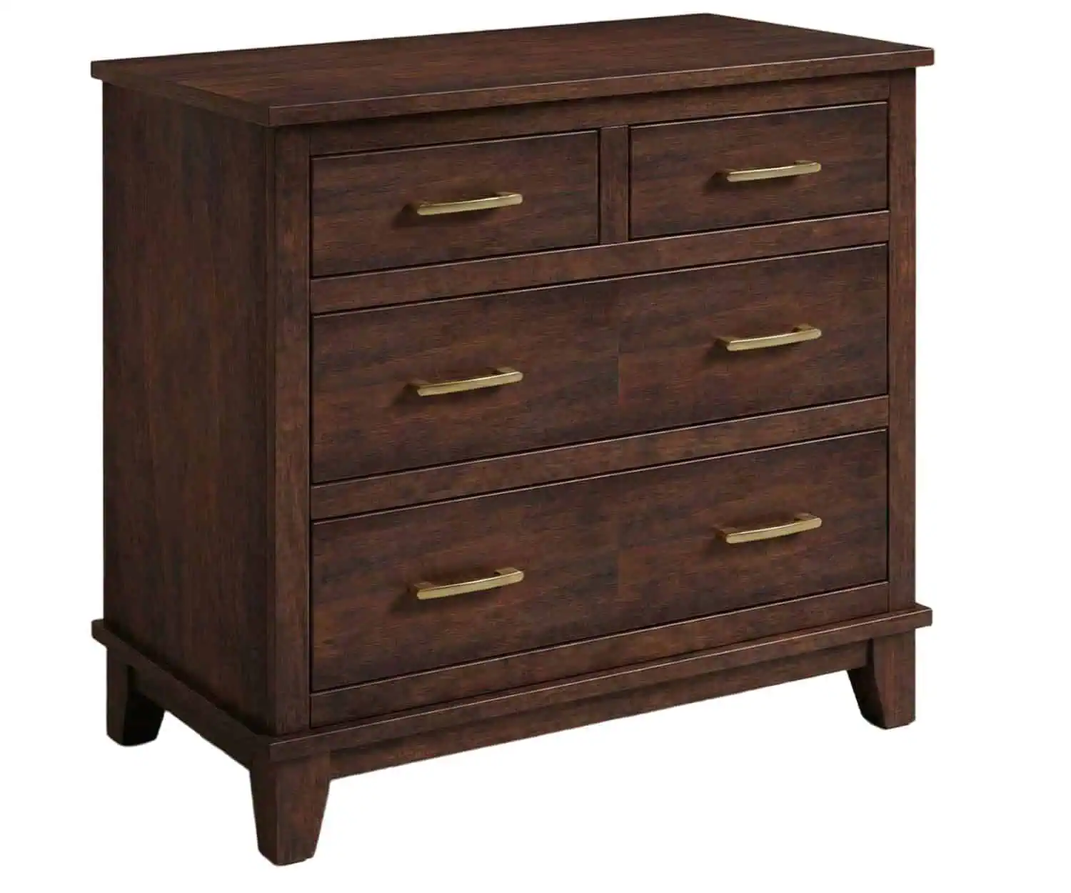 Van White Collection - 4 Drawer/Top Drawers Split Chest