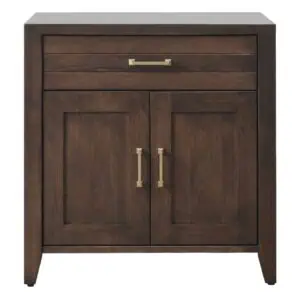 Van White Collection - 1 Drawer/2Door Nightstand