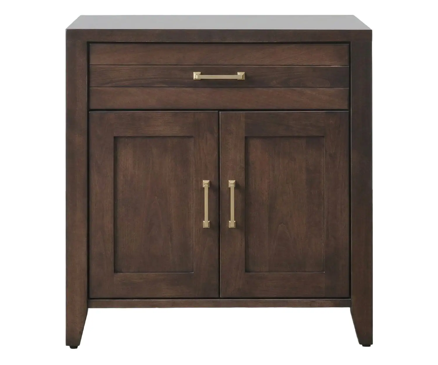 Van White Collection - 1 Drawer/2Door Nightstand