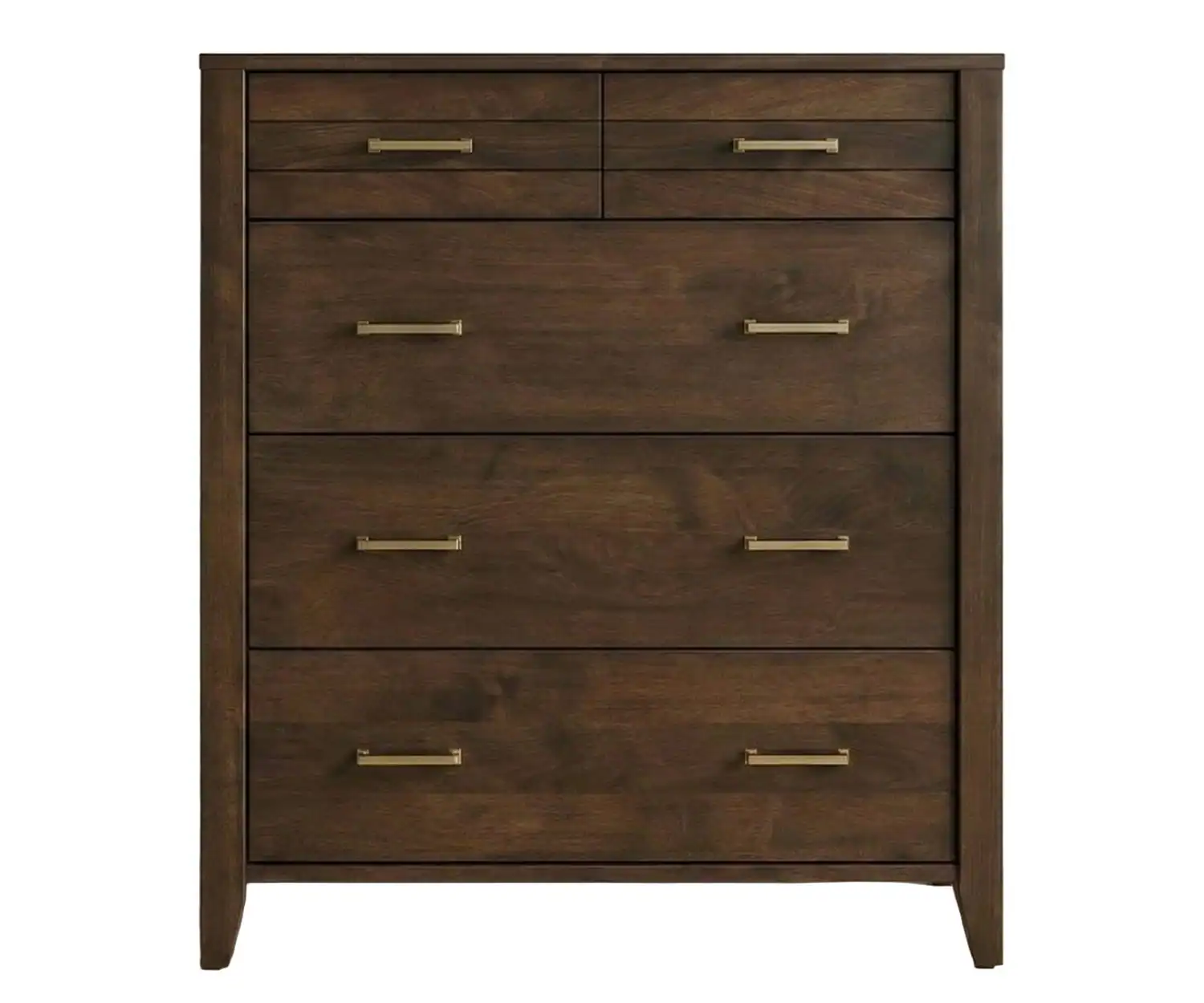 Van White Collection - 5 Drawer/Top Drawers Split Chest